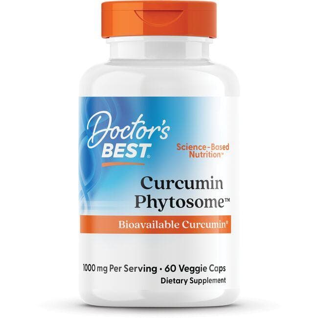 Doctors Best Curcumin Phytosome with Meriva Vitamin | 500 mg | 60 Veg Caps