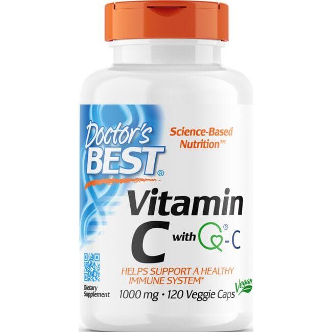 Doctors Best Vitamin C with Q-C | 1000 mg | 120 Veg Caps