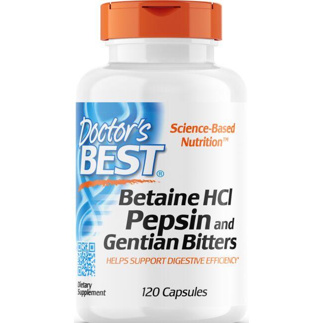 Betaine HCl Pepsin & Gentian Bitters