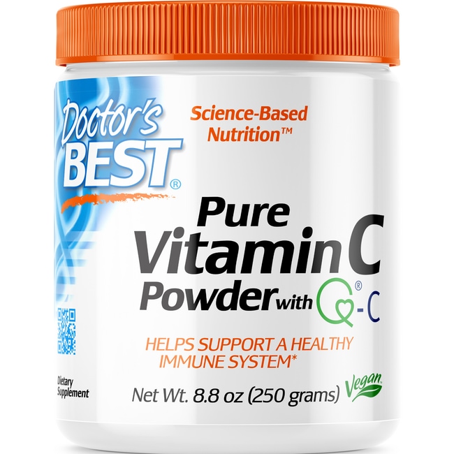 Doctor's Best Vitamin C Powder with Quali-C 8.8 oz (250 ...