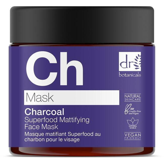 Dr. Botanicals Charcoal Superfood Mattifying Face Mask 2 fl oz Cream