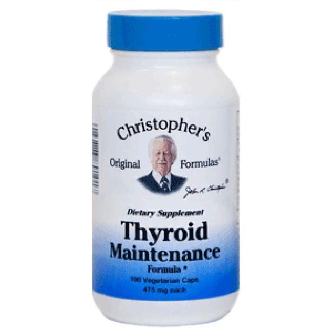Dr. Christophers Thyroid Maintenance Formula Vitamin 475 mg 100 Veg Caps