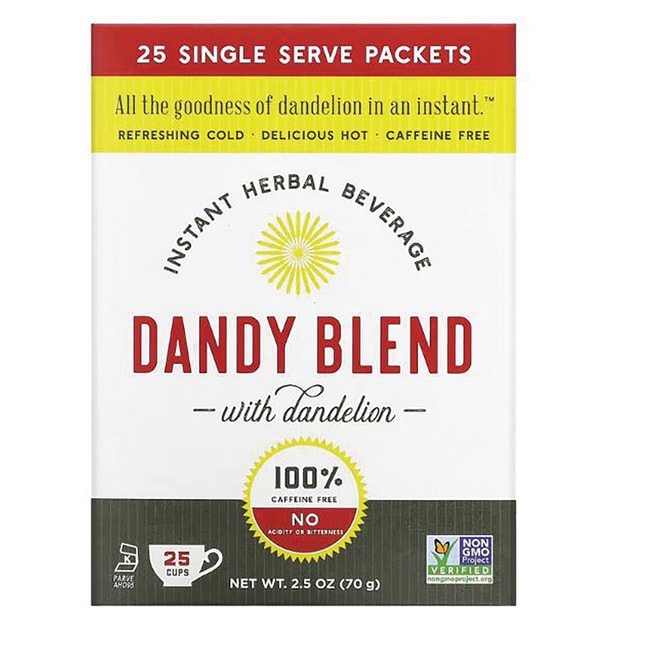 Растворимый травяной напиток Dandy Blend с одуванчиком - пакетики на одну порцию 25 карат