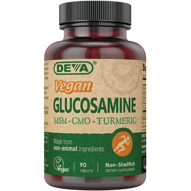 Deva Vegan Glucosamine Msm-Cmo-Turmeric Supplement Vitamin 90 Tabs