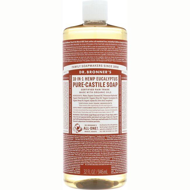 Organic Castile Liquid Soap Eucalyptus