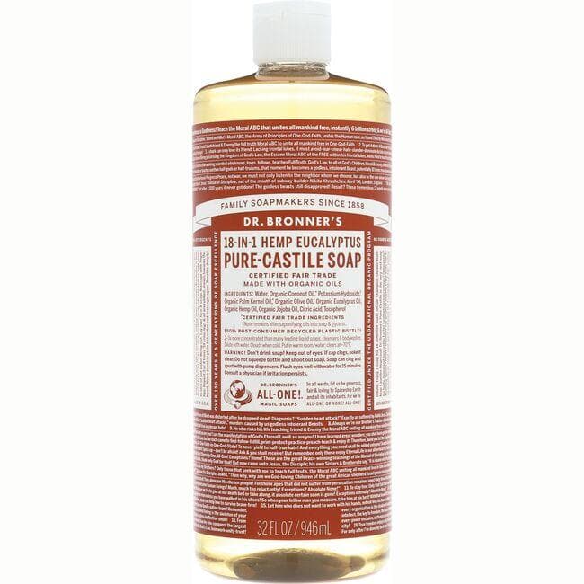 Organic Castile Liquid Soap Eucalyptus