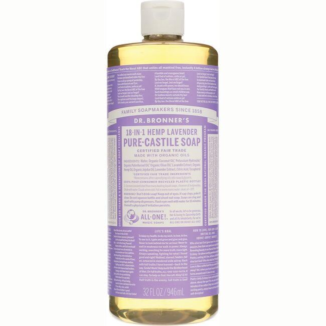 Organic Castile Liquid Soap Lavender