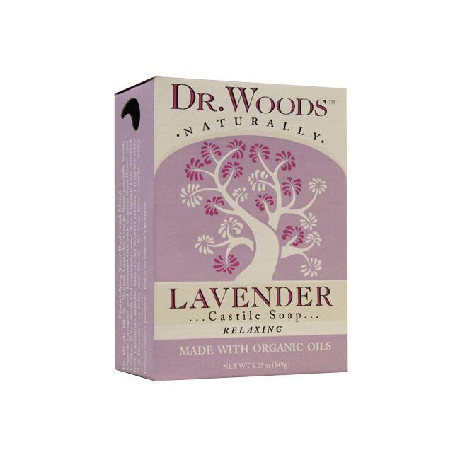 Dr. Woods Lavender Castile Soap | 5.25 oz Bars