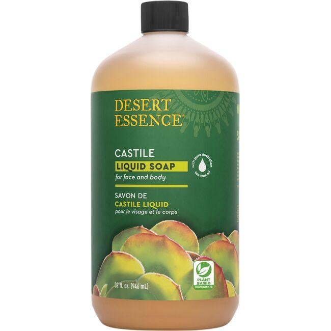 Desert Essence Castile Liquid Soap with Tea Tree Oil 32 fl oz Liquid