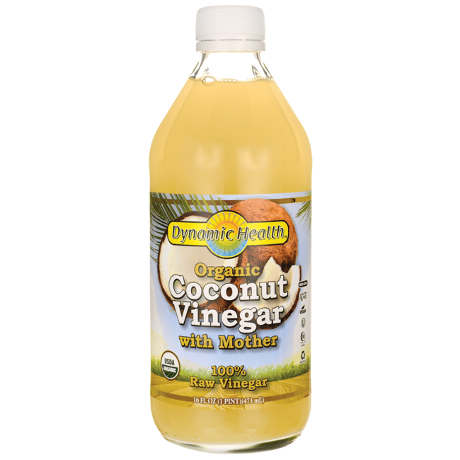 Dynamic Health Organic Coconut Vinegar with Mother 16 fl oz (473 mL