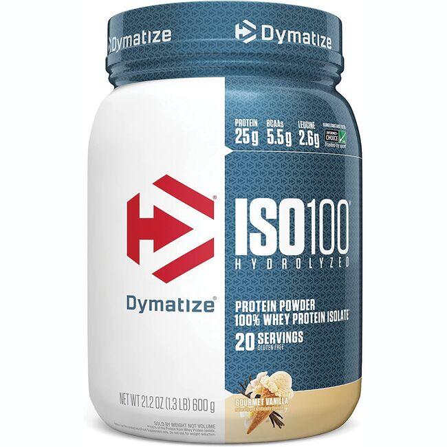 Dymatize Nutrition Iso 100 Hydrolyzed 100% Whey Protein Isolate - Gourmet Vanilla Vitamin | 21.2 oz Powder