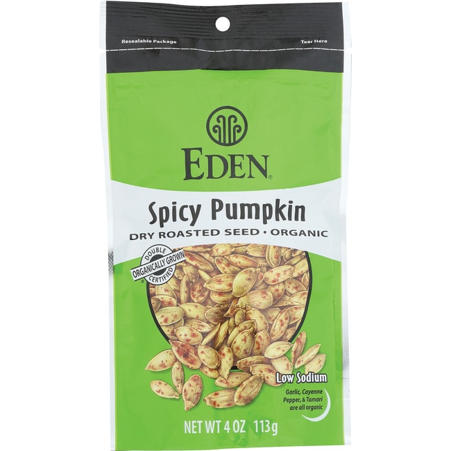 Eden foods spicy pumpkin seeds dry roasted