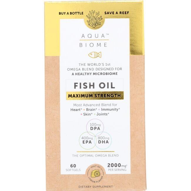 Aqua-Biome Fish Oil Maximum - Lemon