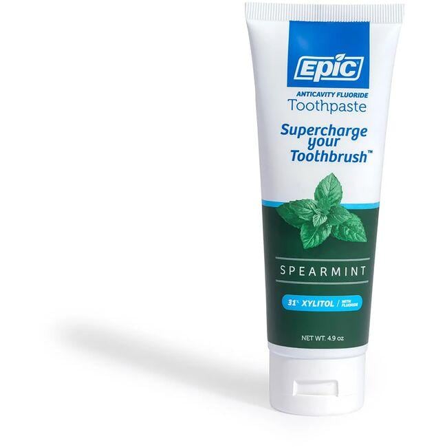 Epic Dental Anticavity Fluoride Toothpaste - Spearmint 4.9 oz Paste