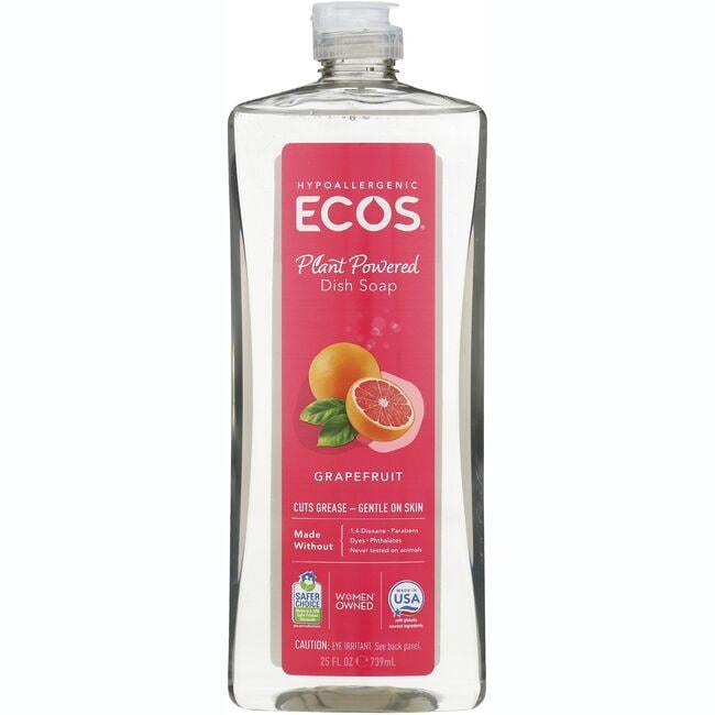 Earth Friendly Products Ecos Dishmate Dish Liquid - Grapefruit 25 fl oz Liquid