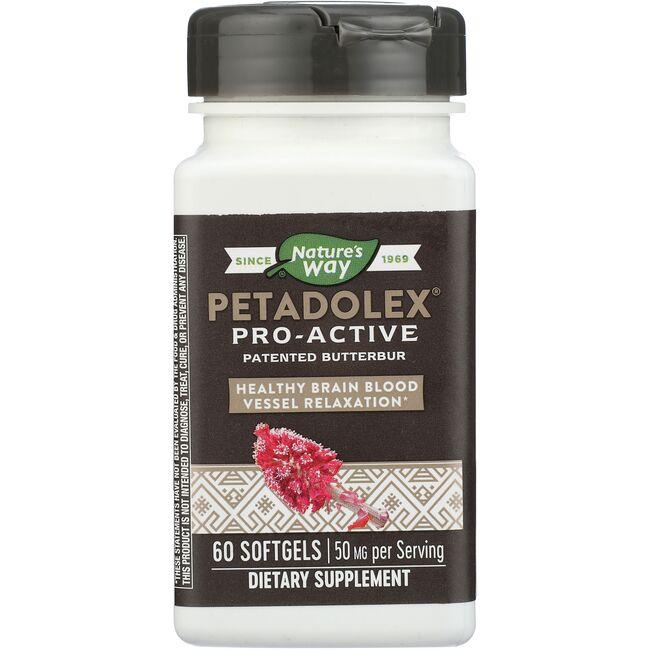 Nature's Way Petadolex Pro-Active 50 mg 60 Soft Gels Memory and Brain Health