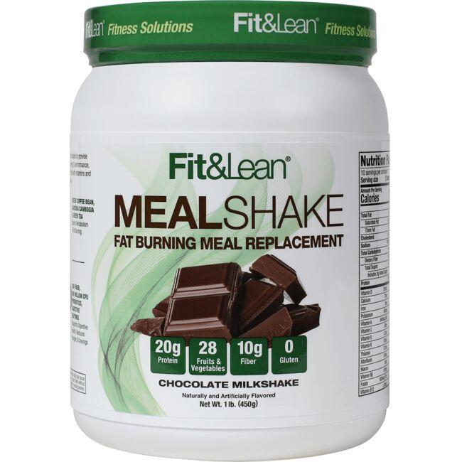 Fit & Lean Meal Shake - Chocolate Milkshake 16 oz Powder Weight Control