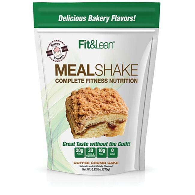 Fit & Lean Meal Shake - Coffee Crumb Cake | .82 lbs Powder | Weight Control