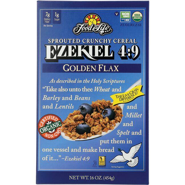 Ezekiel 4:9 Sprouted Grain Crunchy Cereal - Golden Flax