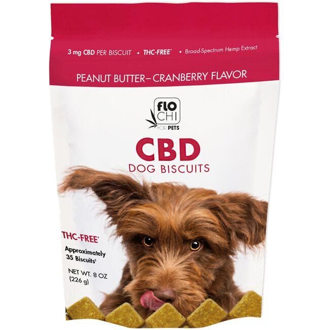 CBD Dog Biscuits - Peanut Butter-Cranberry