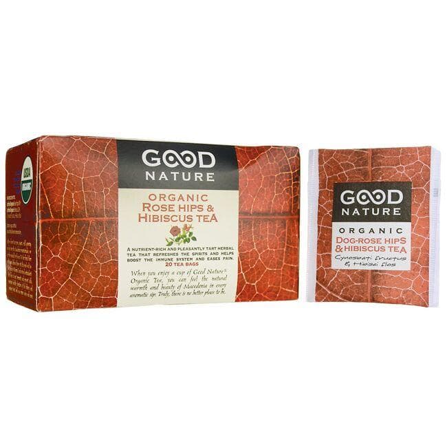 Good Nature Rose Hips & Hibiscus Organic Tea | 20 Bags