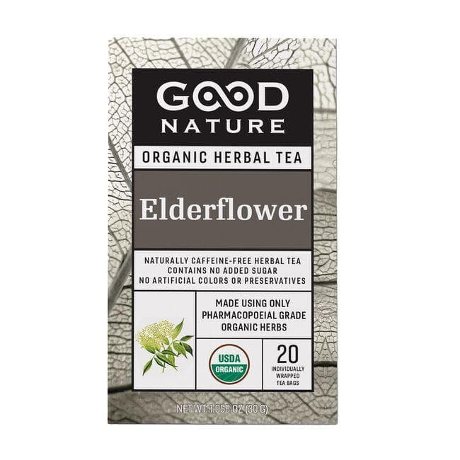 Good Nature Elderflower Organic Tea | 20 Bags