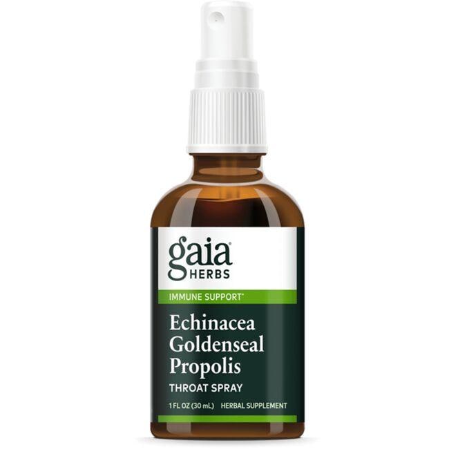 Gaia Herbs Echinacea Goldenseal Propolis Throat Spray Vitamin 1 fl oz Liquid