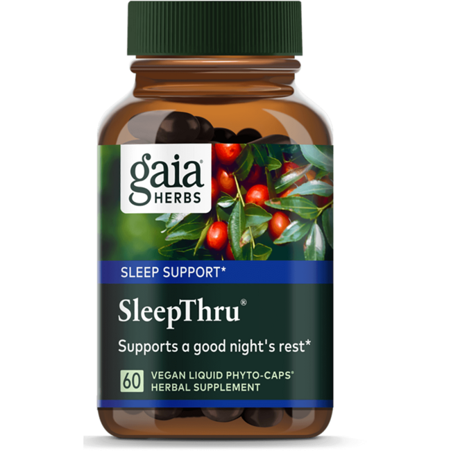 Gaia Herbs Sleepthru 60 веганских капсул