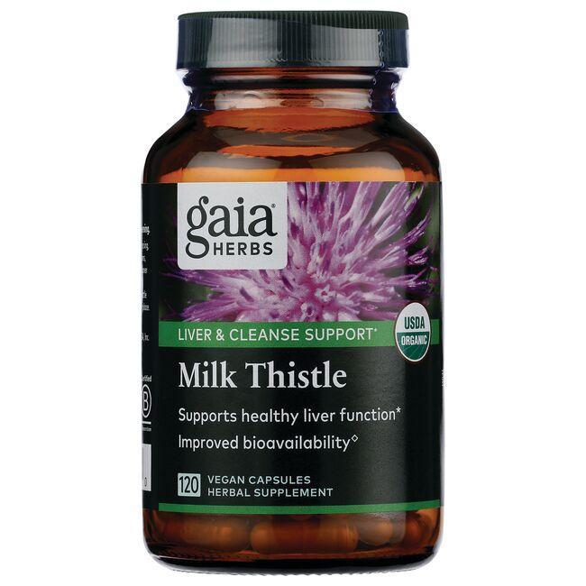 Gaia Herbs Milk Thistle Seed Vitamin 600 mg 120 Vegan Caps
