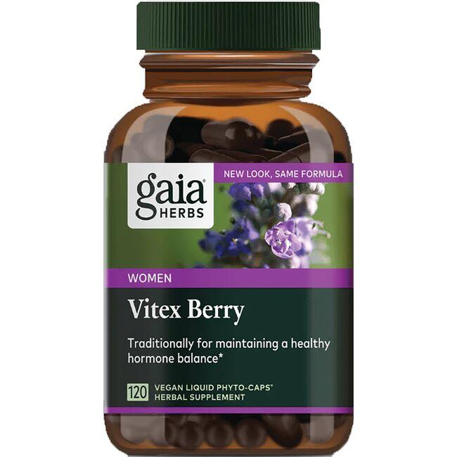 Gaia Herbs Women Vitex Berry Vitamin 500 mg 120 Vegan Caps Womens Health