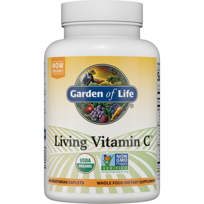 Garden of Life Living Витамин C 60 чашек