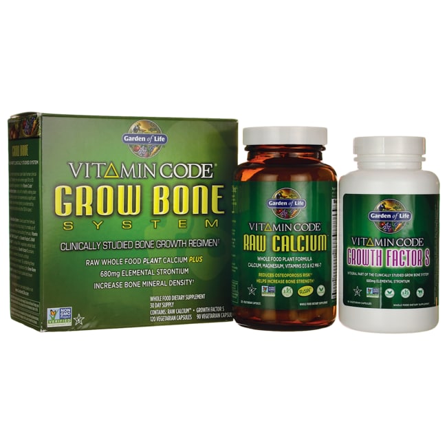 Garden of Life Vitamin Code Grow Bone System 1 Kit ...