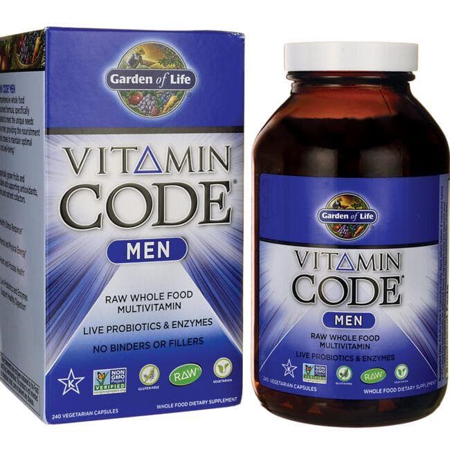 Garden of Life Vitamin Code Men | 240 Veg Caps