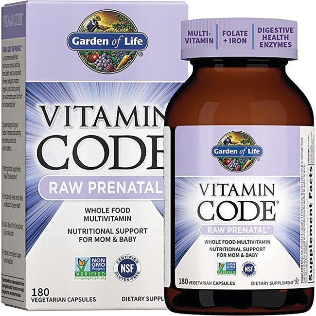 Garden Of Life Vitamin Code Raw Prenatal 180 Veg Caps Swanson
