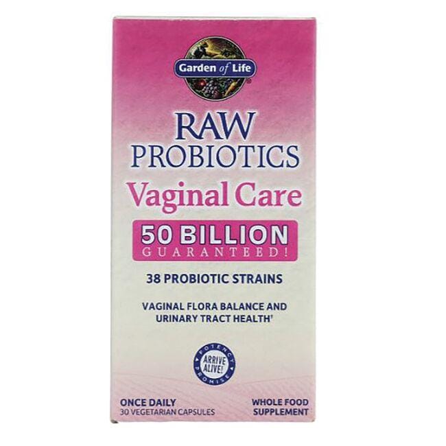 Garden of Life Raw Probiotics Vaginal Care Supplement Vitamin 30 Veg Caps