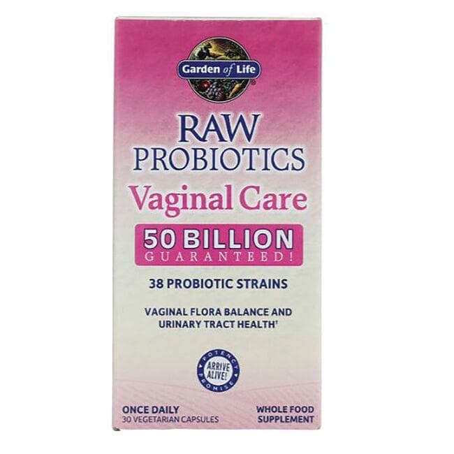 Garden Of Life Raw Probiotics Vaginal Care 30 Veg Caps Swanson