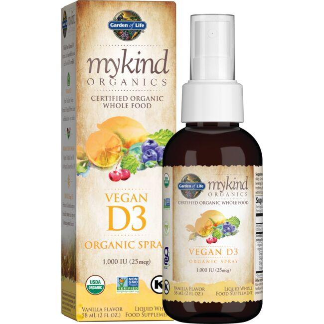 Mykind Organics Vegan D3 Spray - Vanilla