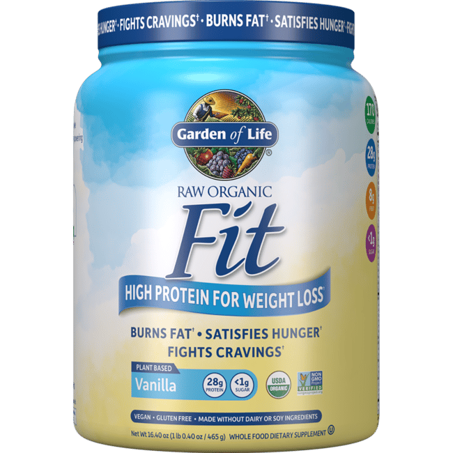 Garden Of Life Raw Organic Fit High Protein For Weight Loss Vanilla Garden Of Life Raw Organic Fit High Protein For Weight Loss Vanilla