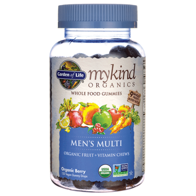 Garden of Life Mykind Organics Men's Gummy Multi - Berry 120 Gummies