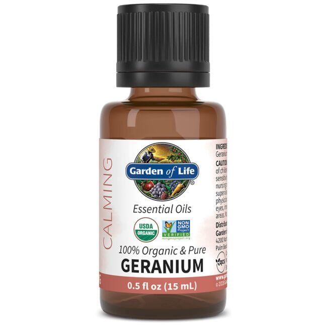 Garden of Life Organic - Geranium 0.5 fl oz Liquid Essential Oils