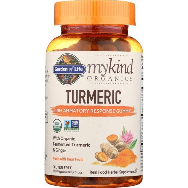 Garden of Life Mykind Organics Turmeric Inflammatory Response Gummy Vitamin | 120 Gummies