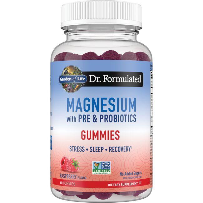 Magnesium with Pre & Probiotics Gummies - Raspberry