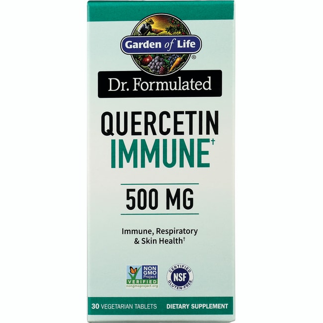 Garden of Life Dr. Formulated Quercetin Immune 500 мг 30 растительных таблеток