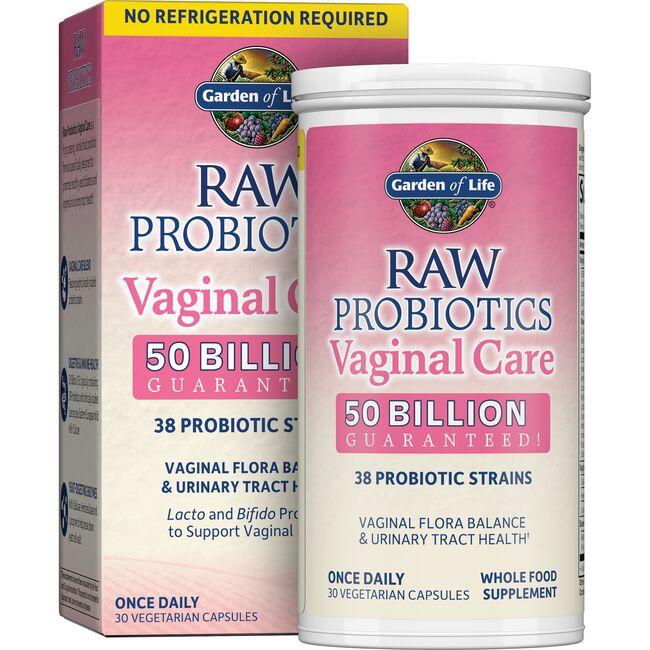 Garden of Life Raw Probiotics Vaginal Care Supplement Vitamin 50 Billion CFU 30 Veg Caps