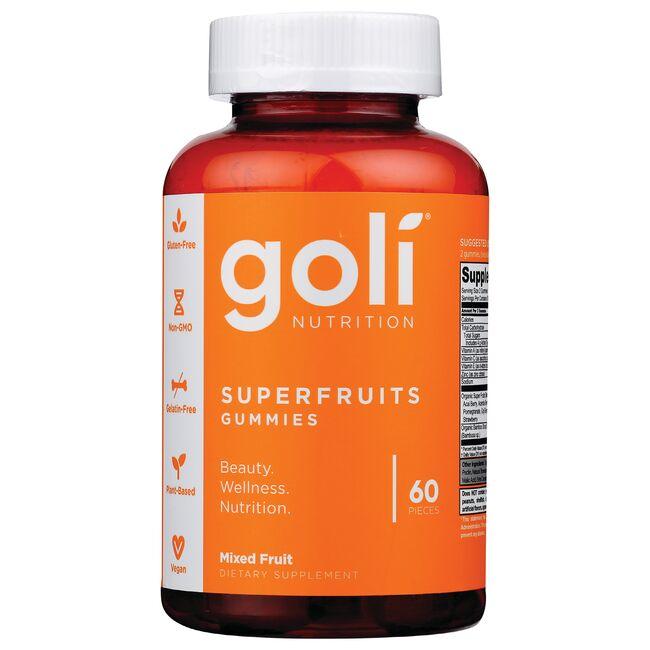 Goli Nutrition Super Fruit Gummies Supplement Vitamin 60 Gummies