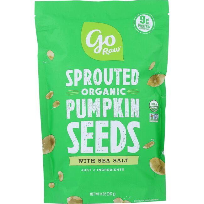 Sprouted Organic Pumpkin Seeds with Sea Salt