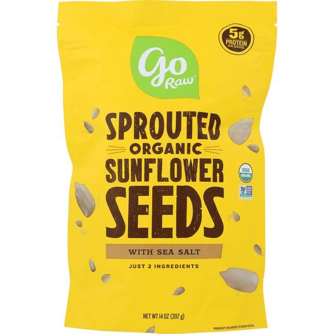 Sprouted Organic Sunflower Seeds with Sea Salt