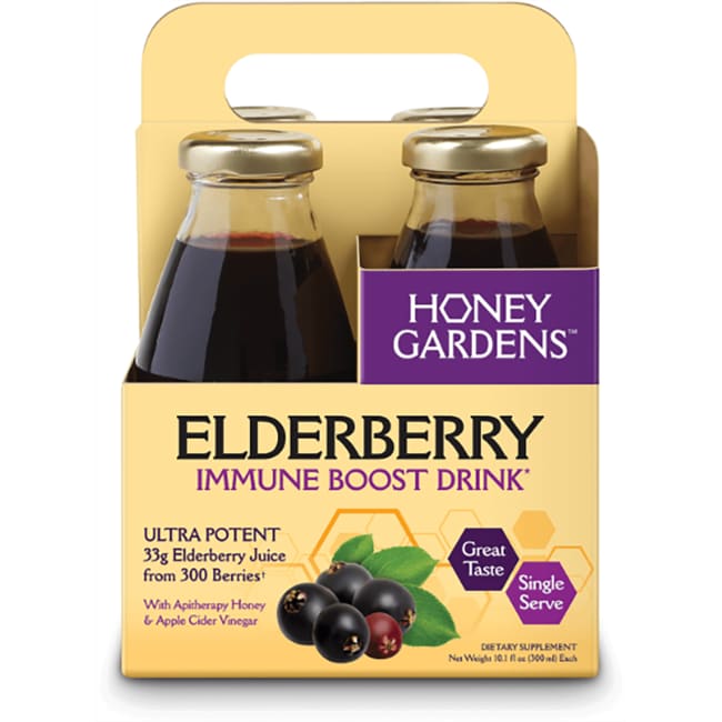 Honey Gardens Elderberry Immune Boost Drink 33 g 4 Pack(S) 22318571966 eBay