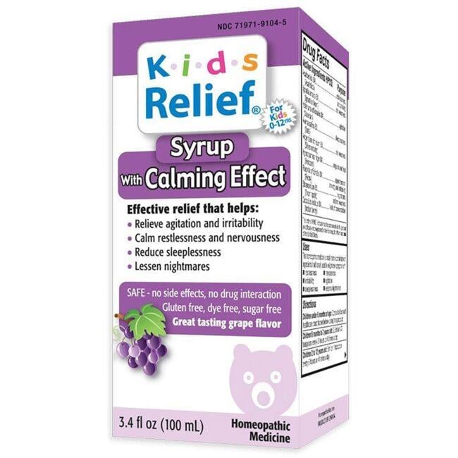 Kids Relief Syrup With Calming Effect - Grape Flavor