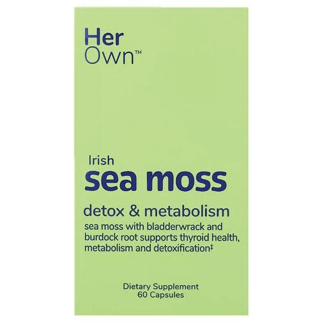 Her Own Irish Sea Moss Detox & Metabolism Supplement Vitamin | 60 Caps | Herbs and Supplements